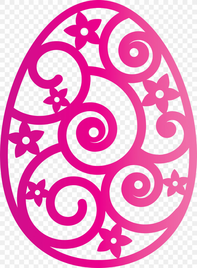 Easter Floral Egg Easter Day, PNG, 2206x3000px, Easter Floral Egg, Circle, Easter Day, Magenta, Pink Download Free