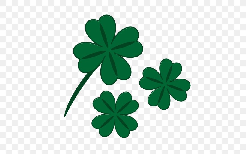 Four-leaf Clover Drawing Clip Art, PNG, 512x512px, Fourleaf Clover, Clover, Drawing, Flower, Flowering Plant Download Free