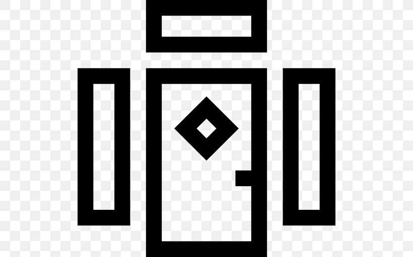 Logo Symbol Rectangle Monochrome, PNG, 512x512px, Logo, Area, Black, Black And White, Brand Download Free