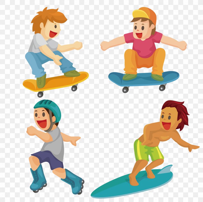 Stock Illustration Cartoon Surfing Illustration, PNG, 2658x2657px, Cartoon, Art, Clip Art, Extreme Sport, Fictional Character Download Free