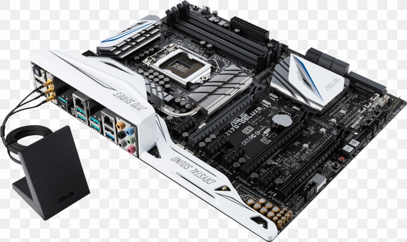 Z170 Premium Motherboard Z170-DELUXE Intel LGA 1151 ATX, PNG, 2953x1755px, Z170 Premium Motherboard Z170deluxe, Asus, Atx, Central Processing Unit, Chipset Download Free