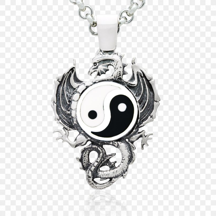 Charms & Pendants Jewellery Necklace Silver Yin And Yang, PNG, 1000x1000px, Charms Pendants, Body Jewelry, Brooch, Chain, Clothing Accessories Download Free