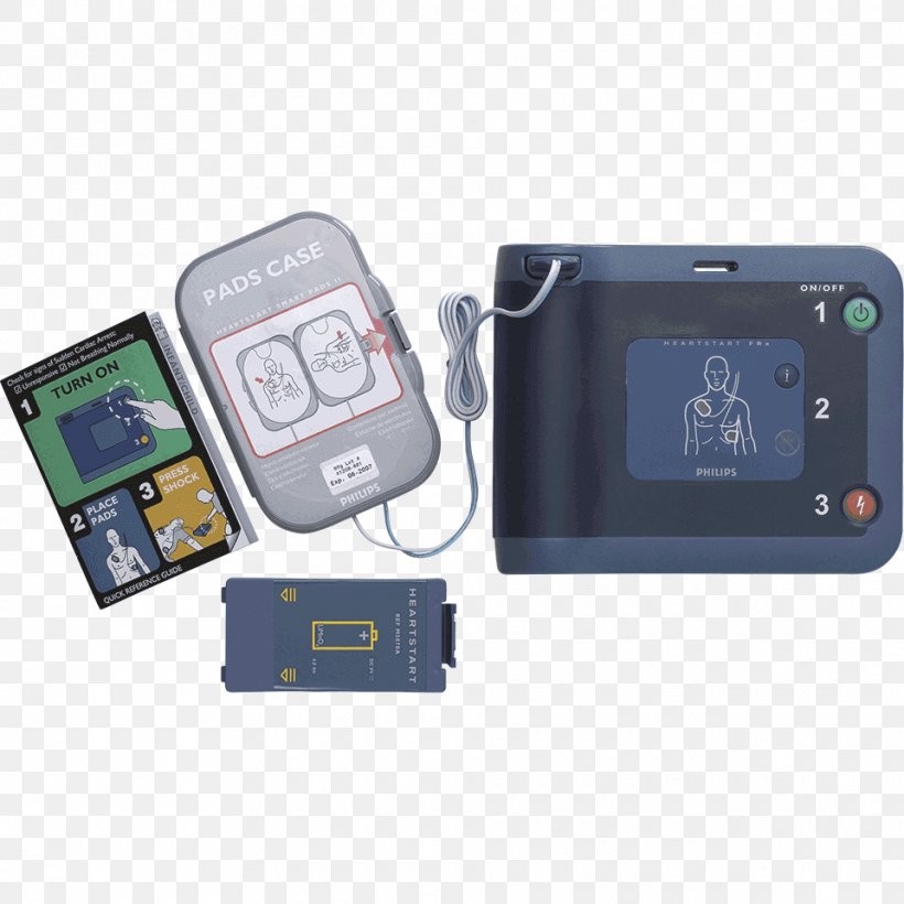 Automated External Defibrillators Philips HeartStart AED's Philips HeartStart FRx, PNG, 960x960px, Defibrillator, Automated External Defibrillators, Cardiac Arrest, Cardiology, Cardiopulmonary Resuscitation Download Free