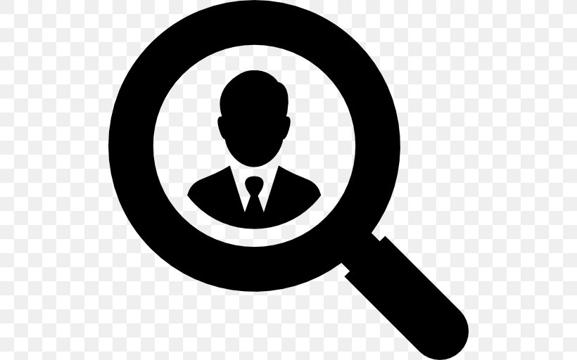 Magnifying Glass, PNG, 512x512px, Magnifying Glass, Black And White, Glass, Magnification, Monochrome Photography Download Free