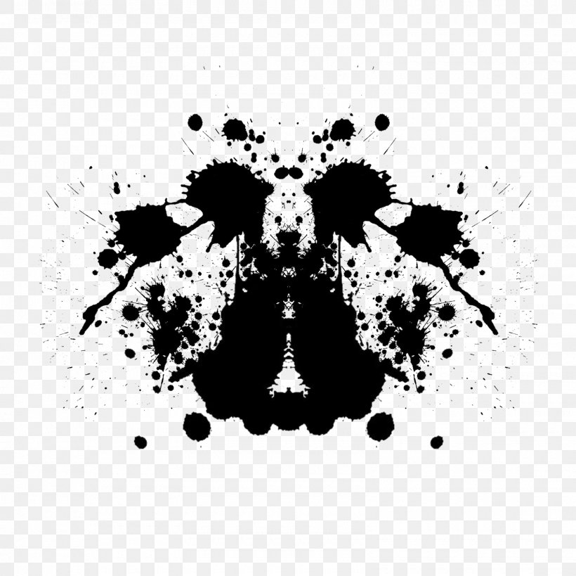 Rorschach Test Flowers For Algernon Ink Blot Test Personality Test, PNG, 1600x1600px, Rorschach, Affect, Black, Black And White, Child Download Free