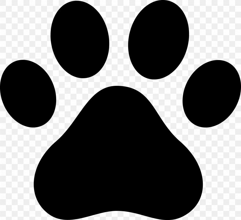 Cat Paw Dog Clip Art, PNG, 4106x3765px, Cat, Black, Black And White, Decal, Dog Download Free