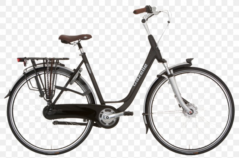 City Bicycle Gazelle Electric Bicycle Bicycle Shop, PNG, 868x575px, Bicycle, Bicycle Accessory, Bicycle Drivetrain Part, Bicycle Frame, Bicycle Handlebar Download Free