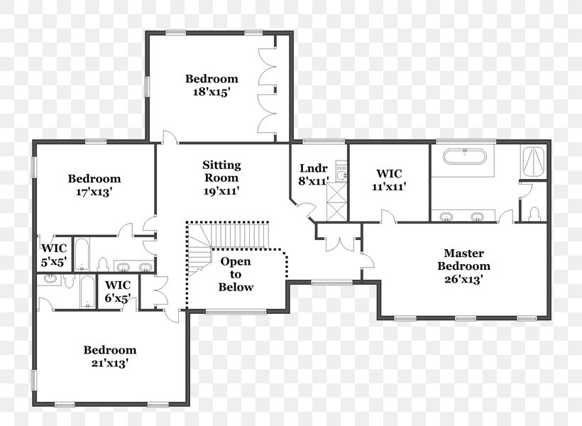 Floor Plan Paper White, PNG, 800x600px, Floor Plan, Area, Black And White, Diagram, Document Download Free