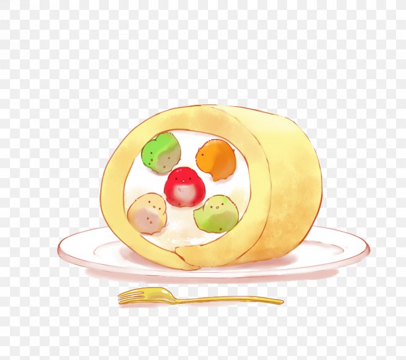 Swiss Roll Food Cake Illustration, PNG, 900x800px, Watercolor, Cartoon, Flower, Frame, Heart Download Free