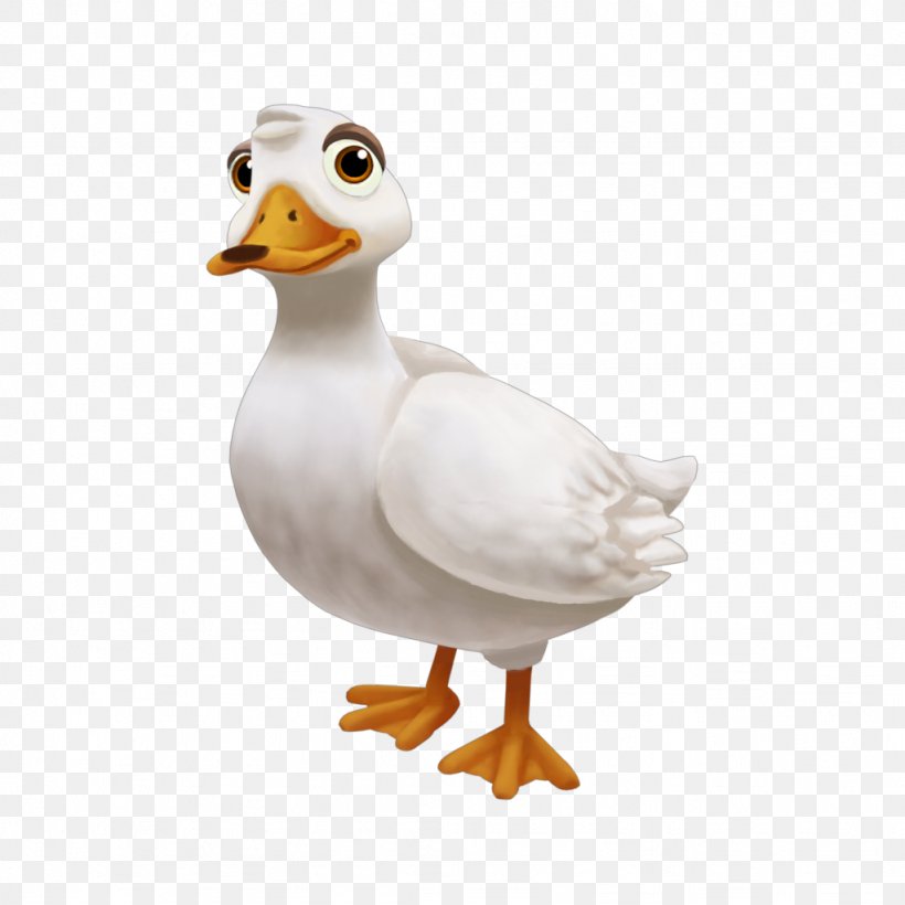 American Pekin Duck FarmVille 2: Country Escape Mallard, PNG, 1024x1024px, American Pekin, Animal, Beak, Bird, Duck Download Free