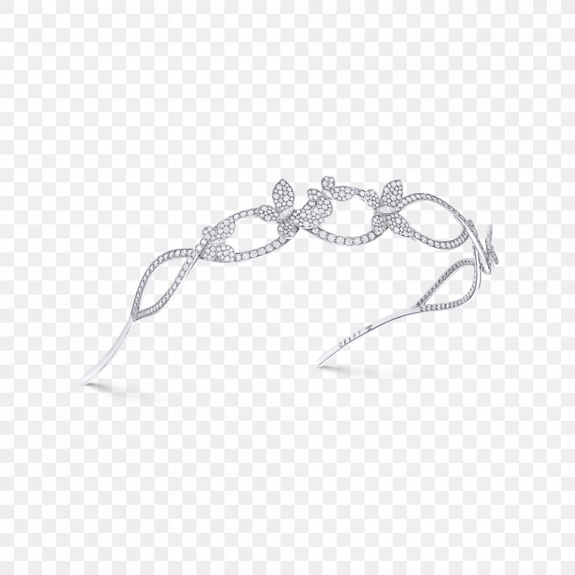 Bracelet Graff Diamonds Jewellery Headband, PNG, 2000x2000px, Bracelet, Body Jewellery, Body Jewelry, Butterfly, Clothing Accessories Download Free