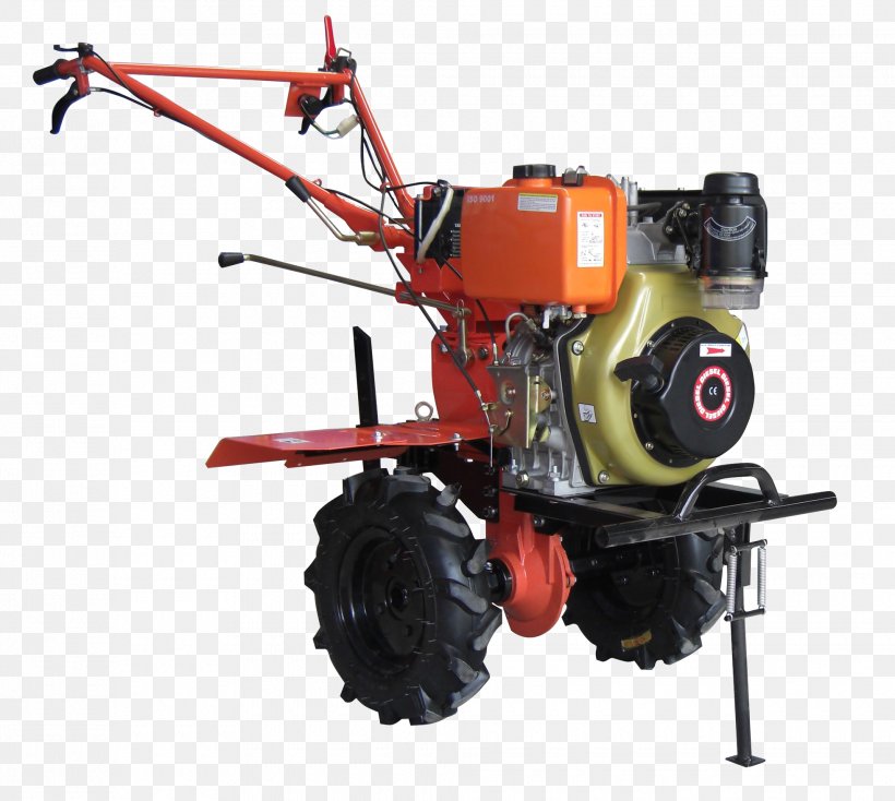 Cultivator Two-wheel Tractor Diesel Fuel Diesel Engine, PNG, 1960x1755px, Cultivator, Agricultural Machinery, Agriculture, Diesel Engine, Diesel Fuel Download Free