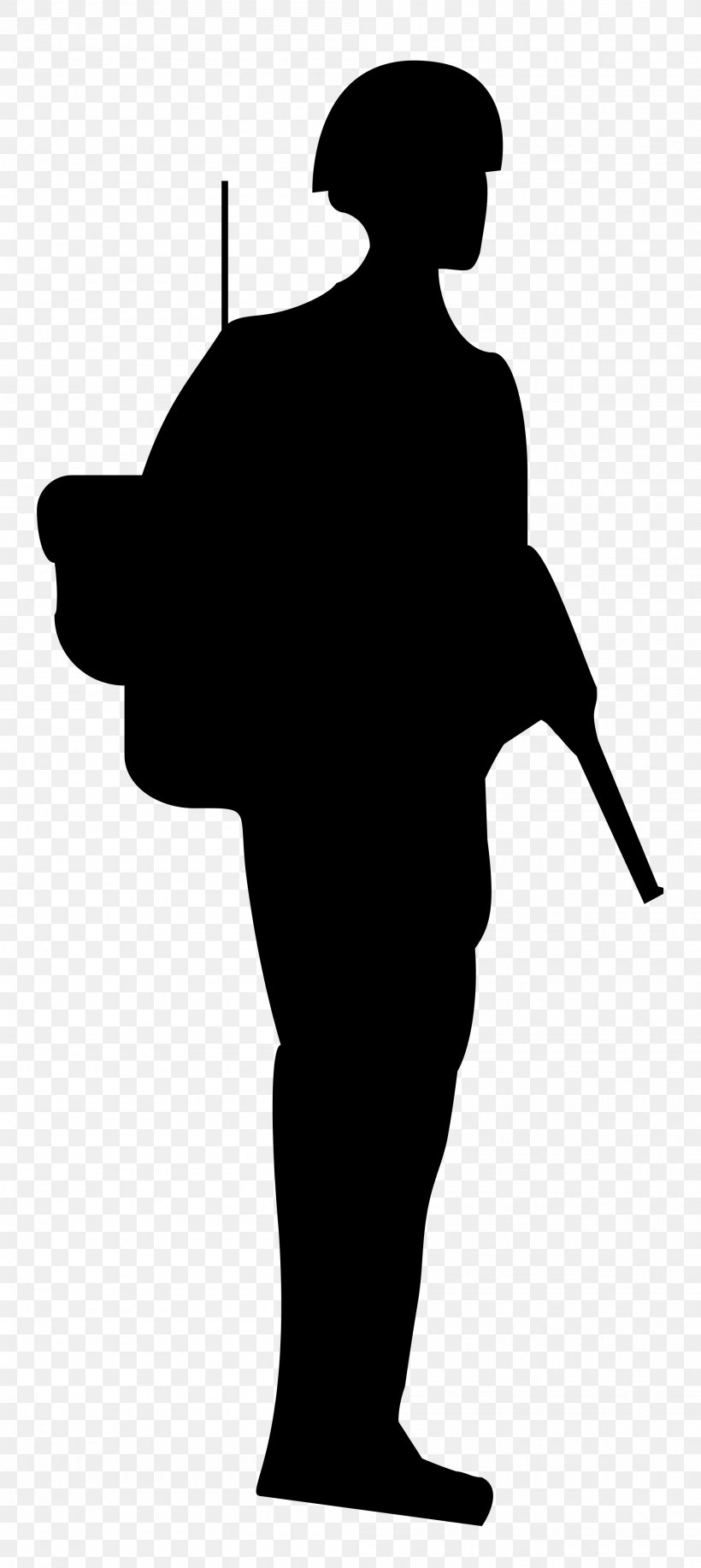 Soldier Army Clip Art, PNG, 2000x4472px, Soldier, Army, Black And White, Creative Commons, Creative Commons License Download Free