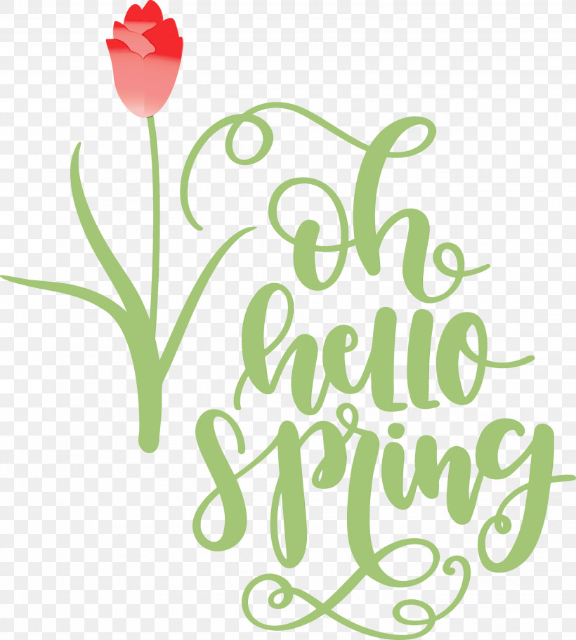 Floral Design, PNG, 2699x3000px, Hello Spring, Calligraphy, Collage, Floral Design, Line Art Download Free