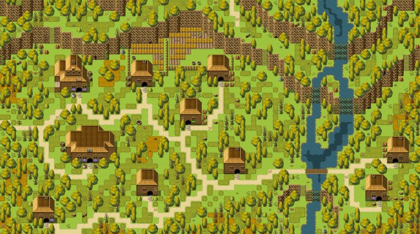 RPG Maker MV World Map RPG Maker VX Role-playing Video Game, PNG, 1848x1032px, Rpg Maker Mv, Agriculture, Biome, City, Ecosystem Download Free