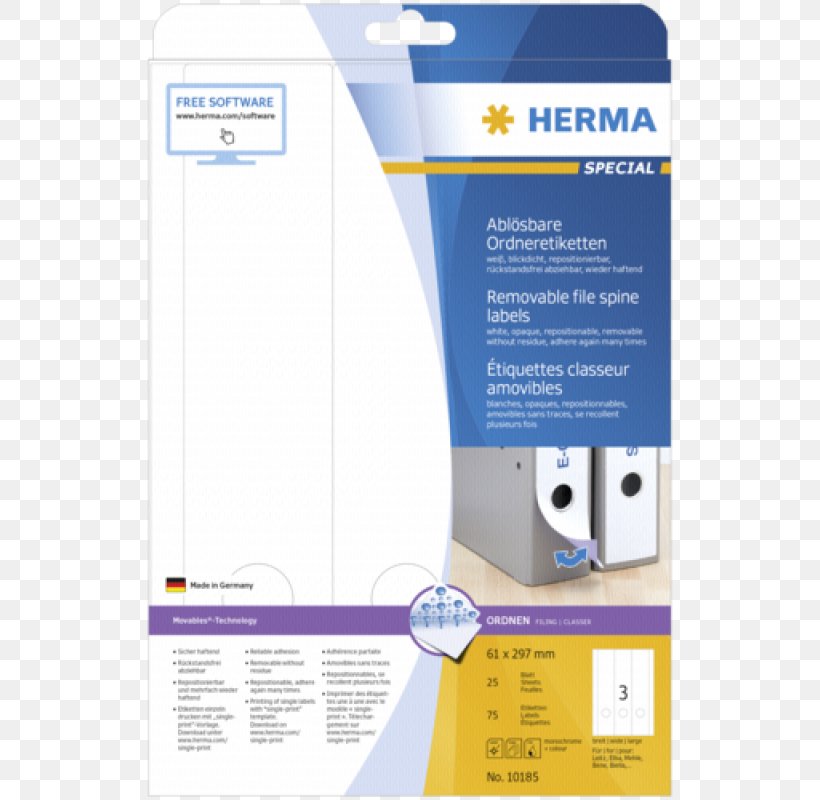 Standard Paper Size Label Herma Sticker, PNG, 800x800px, Paper, Adhesive, Autoadhesivo, Brand, Herma Download Free