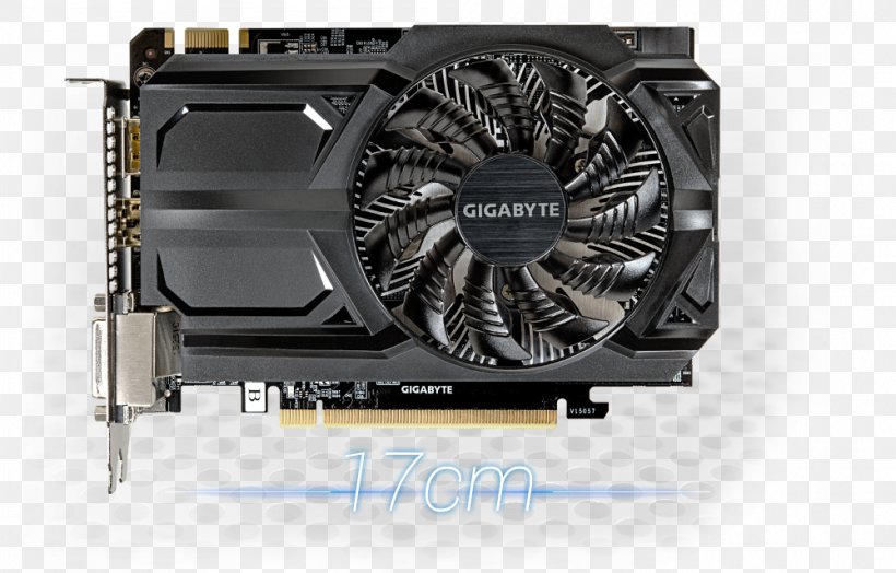 Graphics Cards & Video Adapters GeForce GTX 660 Ti GDDR5 SDRAM Gigabyte Technology, PNG, 1000x640px, Graphics Cards Video Adapters, Computer Component, Computer Cooling, Digital Visual Interface, Electronic Device Download Free