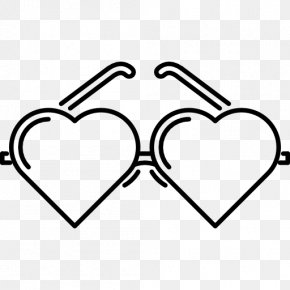 heart shaped glasses clipart transparent