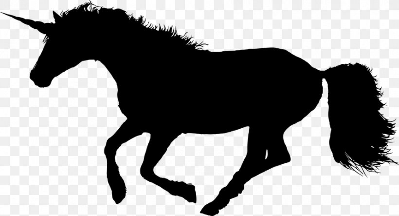 Unicorn, PNG, 887x480px, Thoroughbred, Animal Figure, Arabian Horse, Black, Blackandwhite Download Free