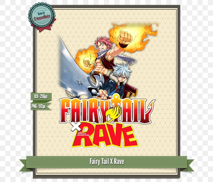 Fairy Tail Natsu Dragneel Rave Master Original Video Animation, PNG, 700x700px, Watercolor, Cartoon, Flower, Frame, Heart Download Free