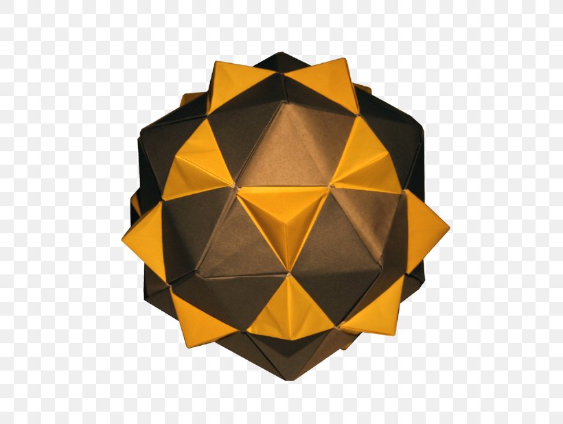 Modular Origami Icosahedron Triangle Polyhedron, PNG, 540x618px, Origami, Box, Craft, Equilateral Triangle, Icosahedron Download Free