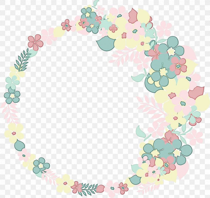 Turquoise Body Jewelry Jewelry Making Bead Jewellery, PNG, 1747x1645px, Flower Circle Frame, Bead, Body Jewelry, Circle, Floral Circle Frame Download Free
