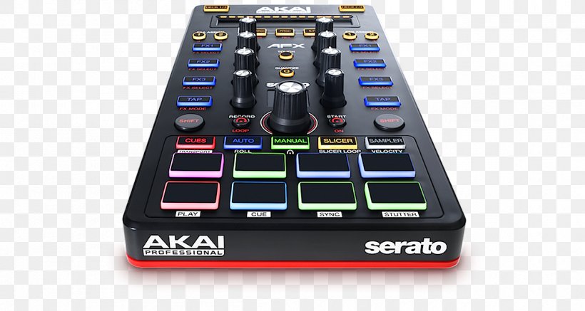 Akai DJ Controller Disc Jockey Traktor MIDI Controllers, PNG, 1206x644px, Akai, Ableton Live, Akai Mpc, Akai Professional Lpd8, Circuit Component Download Free