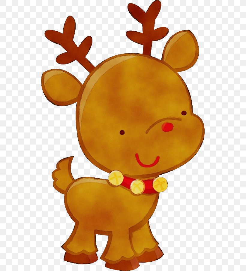 Christmas Day, PNG, 545x900px, Watercolor, Animal Figure, Antler, Cartoon, Christmas Day Download Free