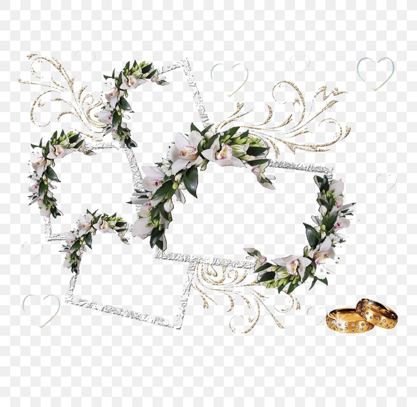 Picture Frame Wedding, PNG, 800x800px, Picture Frame, Adobe Photoshop Album, Branch, Cut Flowers, Decor Download Free
