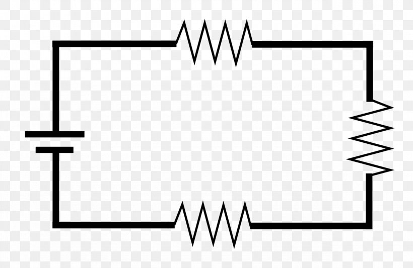 Series And Parallel Circuits Electronic Circuit Electrical Network Circuit Diagram Electric Current, PNG, 1280x833px, Series And Parallel Circuits, Ampere, Area, Battery, Black Download Free