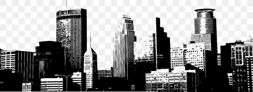 City Building, PNG, 1603x587px, City, Black And White, Brand, Building, Cityscape Download Free