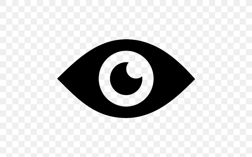 Eye, PNG, 512x512px, Eye, Black And White, Brand, Icon Design, Logo Download Free