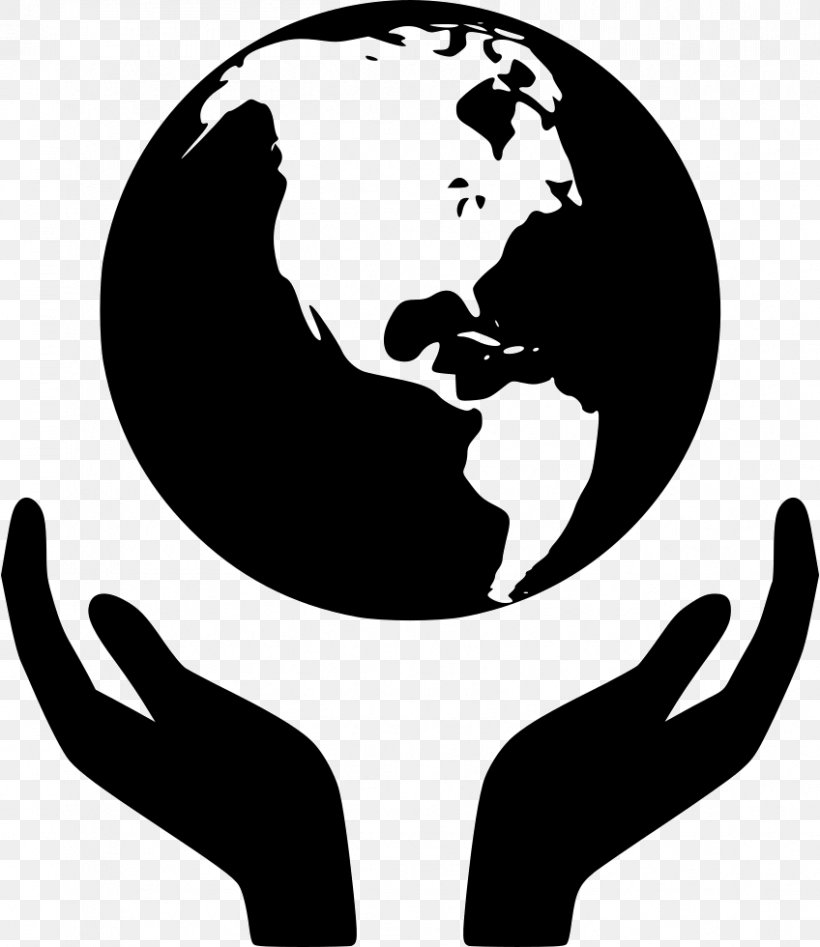 Globe Earth World Holding Hands, PNG, 848x980px, Globe, Ball, Black, Black And White, Earth Download Free
