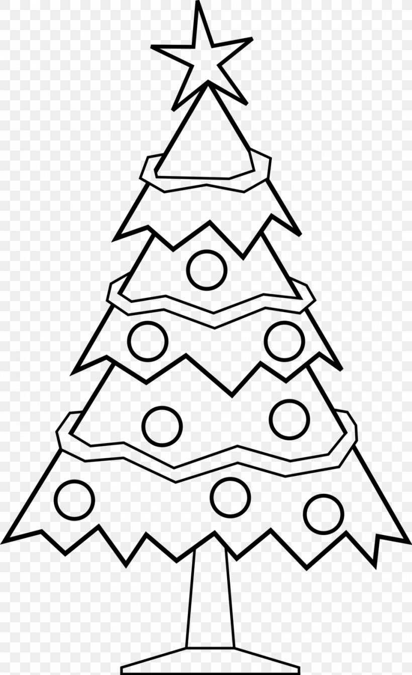 Christmas Tree Santa Claus Drawing Clip Art, PNG, 958x1572px, Christmas, Black, Black And White, Christmas Decoration, Christmas Gift Download Free