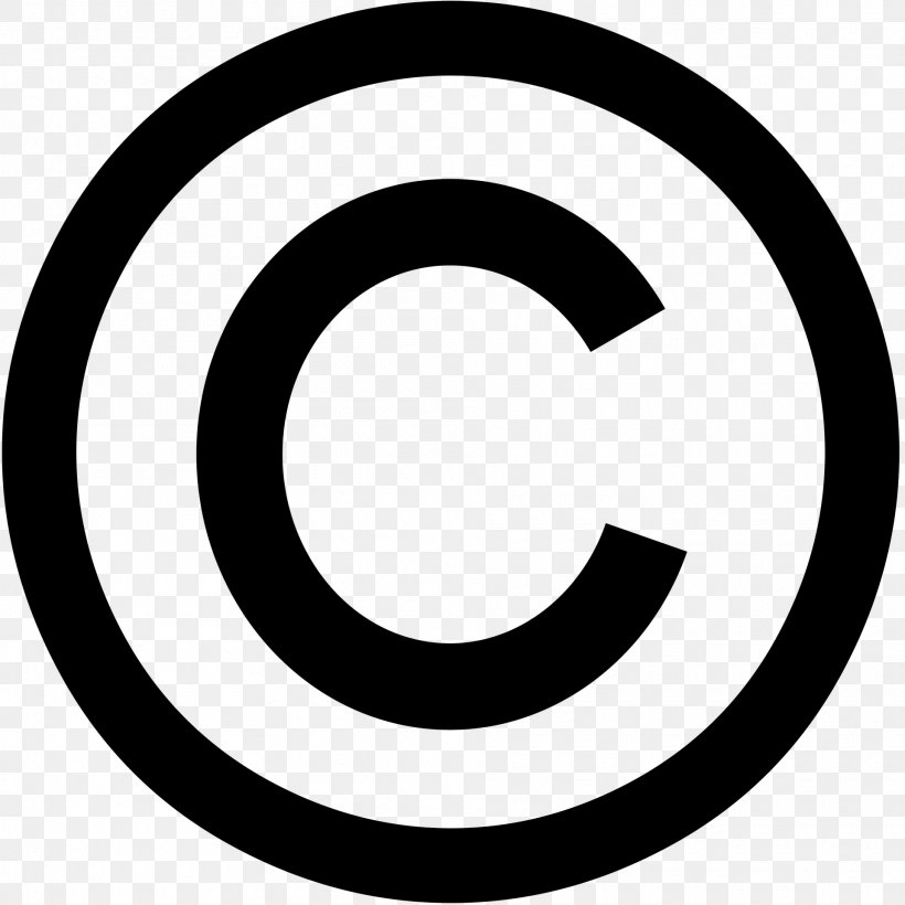 Copyright Symbol Trademark Fair Use Copyright Directive, PNG, 1920x1920px, Copyright, Area, Black And White, Copyright Directive, Copyright Infringement Download Free