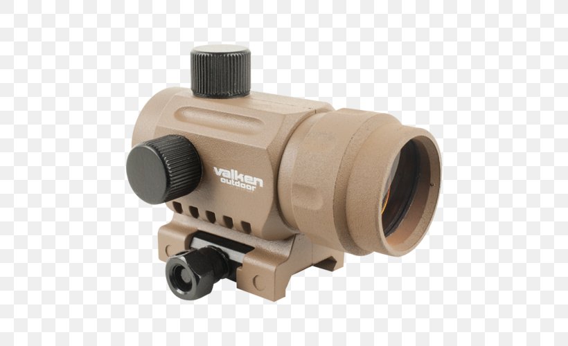 Red Dot Sight Reflector Sight Weaver Rail Mount Optics, PNG, 500x500px, Red Dot Sight, Airsoft, Close Quarters Combat, Eye Relief, Firearm Download Free