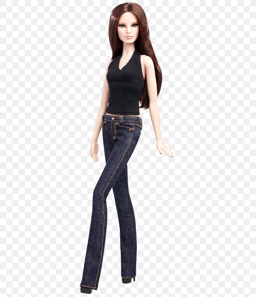 Barbie Basics Doll Fashion Jeans, PNG, 640x950px, Barbie Basics, Abdomen, Barbie, Christian Louboutin, Clothing Download Free
