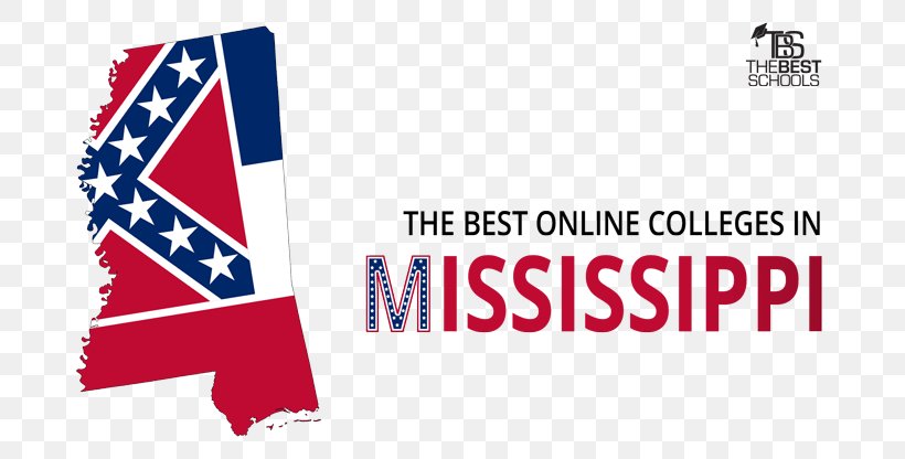 Flag Of Mississippi College School Higher Education, PNG, 740x416px, Mississippi, Banner, Blue, Brand, College Download Free