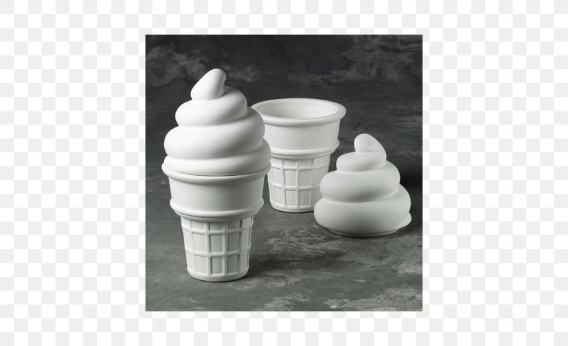 Ceramic Pottery Bisque Porcelain Cup Ice Cream Cones, PNG, 500x500px, Ceramic, Art, Bisque Porcelain, Black And White, Box Download Free