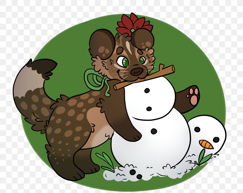 Christmas Ornament Cartoon Tree, PNG, 760x652px, Christmas Ornament, Bear, Carnivoran, Cartoon, Christmas Download Free