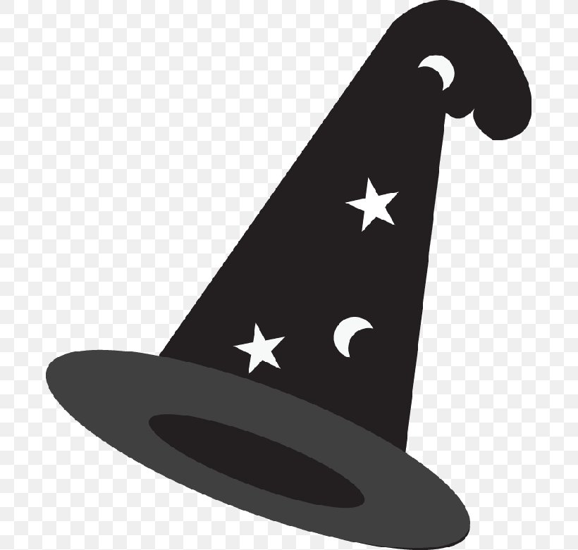 Clip Art Openclipart Witch Hat Free Content, PNG, 689x781px, Witch Hat, Black And White, Drawing, Hat, Royaltyfree Download Free