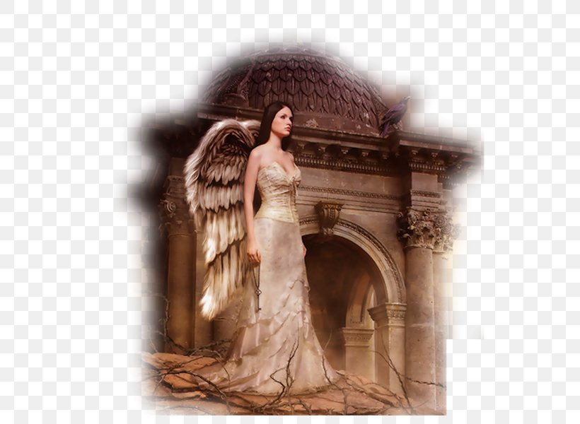 Desktop Wallpaper Animation Angel, PNG, 579x600px, Animation, Angel, Drawing, Dress, Fallen Angel Download Free