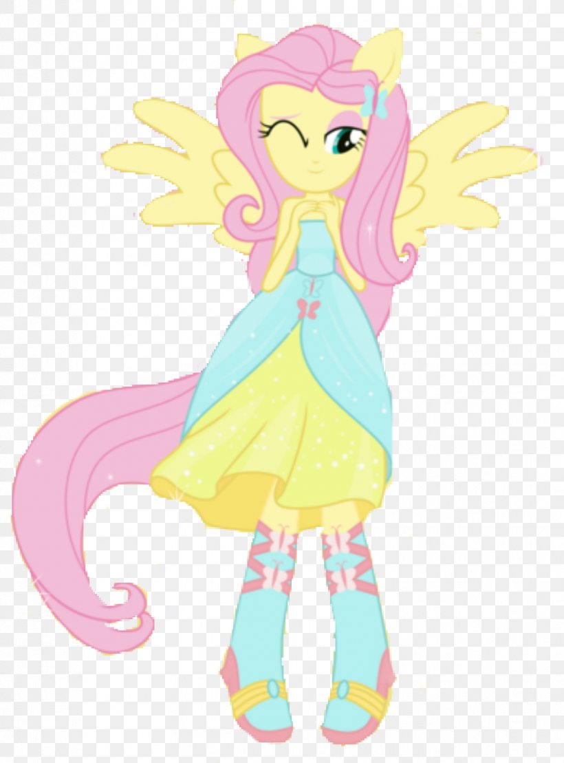 My Little Pony: Equestria Girls Fluttershy Illustration Vector Graphics, PNG, 851x1151px, Watercolor, Cartoon, Flower, Frame, Heart Download Free