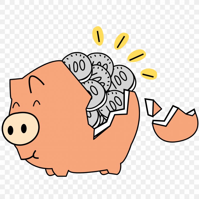 Piggy Bank Saving, PNG, 1500x1500px, Pig, Area, Bank, Cartoon, Coin Download Free