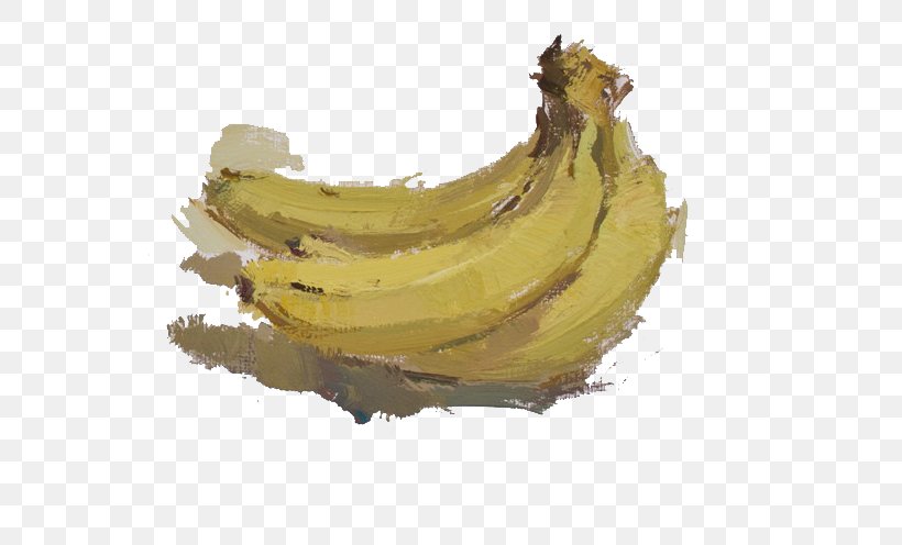 Banana Fruit Painting, PNG, 670x496px, Banana, Apple, Auglis, Banana Family, Composition Download Free