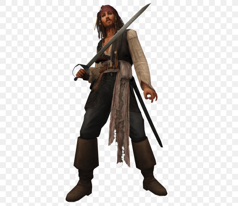 Kingdom Hearts III Jack Sparrow PlayStation 2 Pirates Of The Caribbean: The Curse Of The Black Pearl, PNG, 400x711px, Kingdom Hearts Ii, Action Figure, Character, Cold Weapon, Costume Download Free