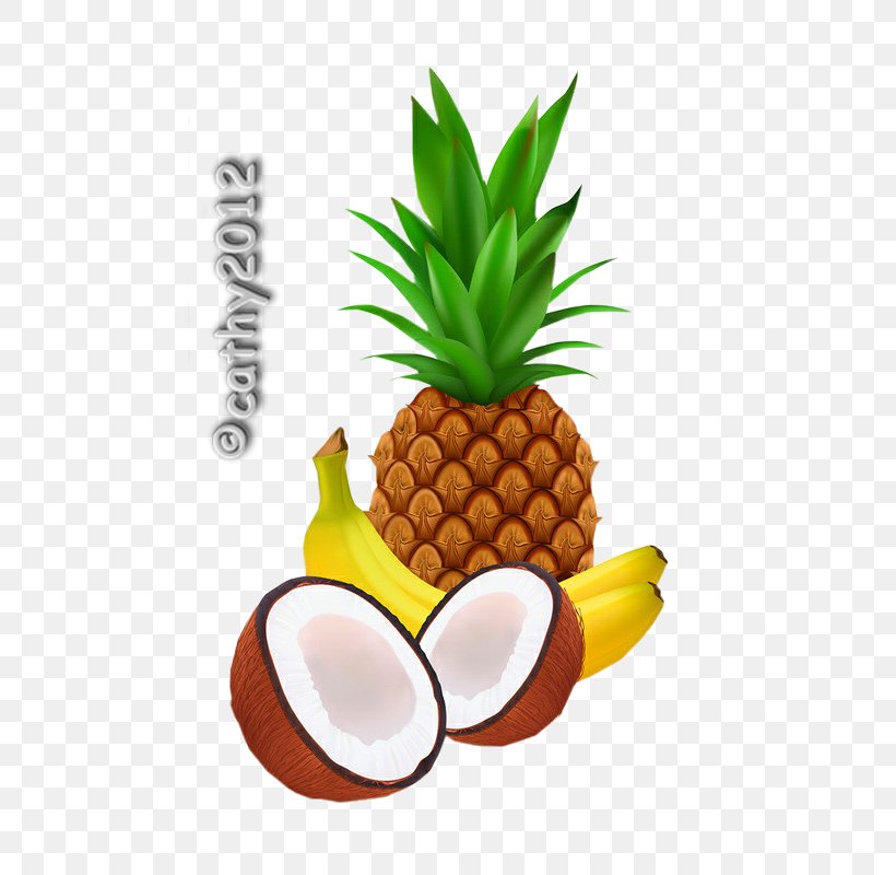 Coconut Water Pineapple Coconut Milk Clip Art, PNG, 581x800px, Coconut Water, Ananas, Banana, Bromeliaceae, Coconut Download Free
