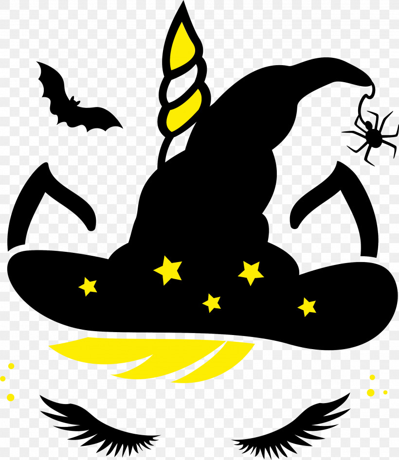 Halloween Unicorn, PNG, 2599x3000px, Halloween Unicorn, Witch Hat Download Free