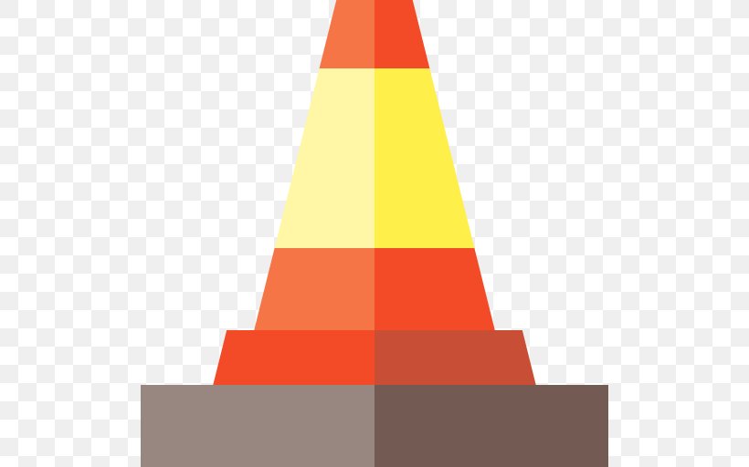 Triangle Cone Product Design Font, PNG, 512x512px, Cone, Colorfulness, Orange, Orange Sa, Sky Download Free