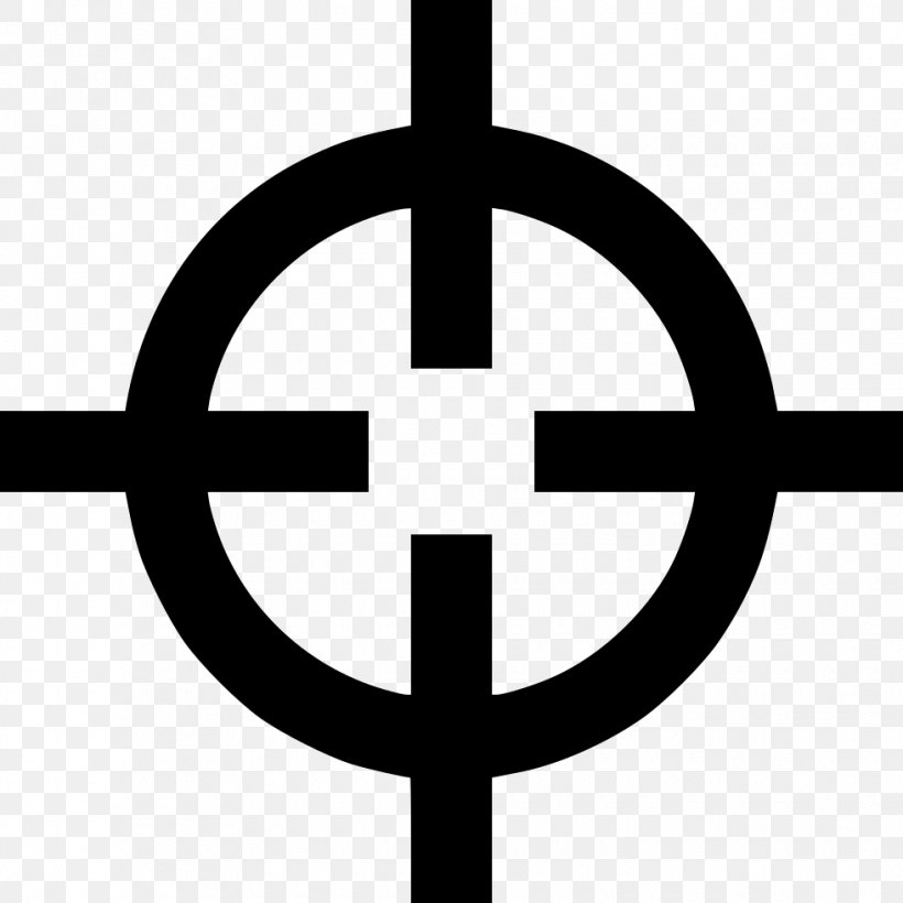 Cursor Telescopic Sight Business, PNG, 980x980px, Cursor, Black And White, Business, Company, Hunting Download Free